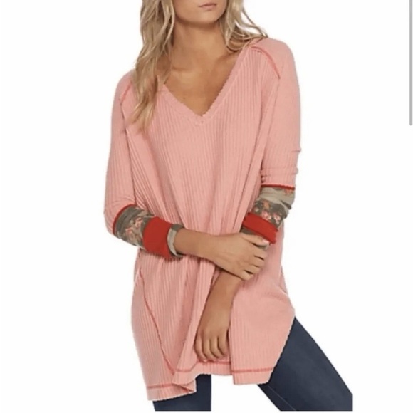 We The Free Lovin Leopard Oversize Thermal Top - Picture 13 of 16